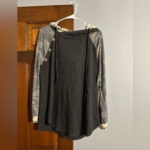 Light weight long sleeve with hood!